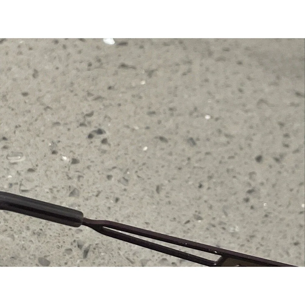 CEN ADP016 Eyeglasses 48-17-130 FRAMES ONLY BLK CEN Half Rim Purple bronze